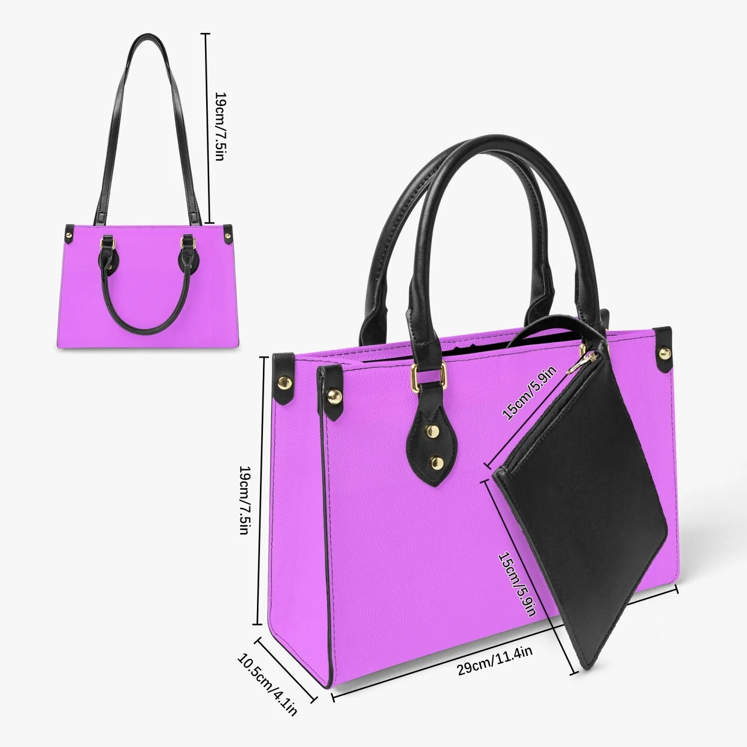 876. Tote Bag - Long Strap and Inner Bag