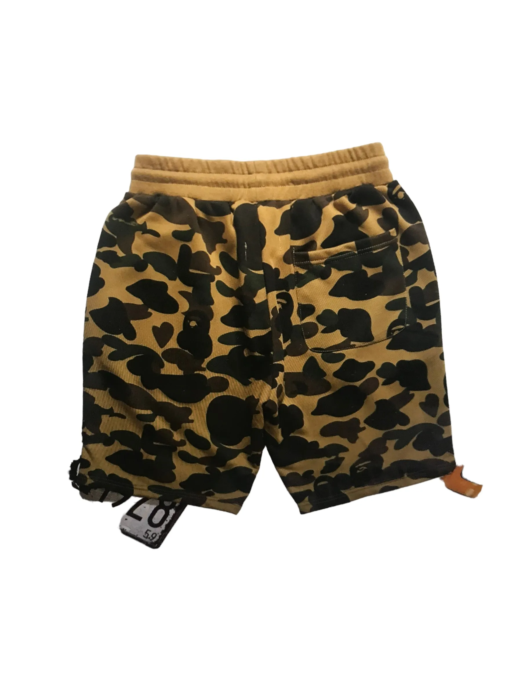 A bathing ape bape camouflage shorts