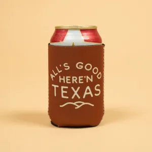 All's Good Can Sleeve |Cowhide | Texas Hill Country Provisions