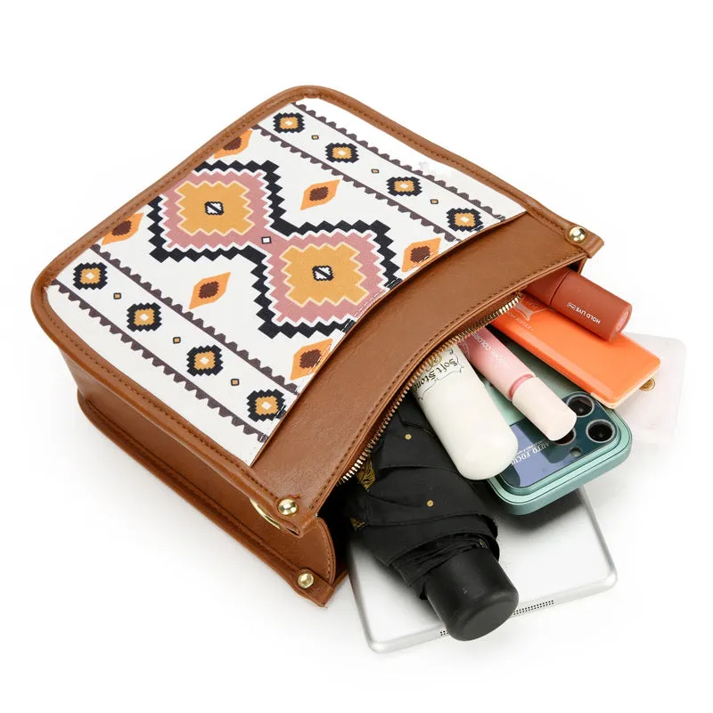 Babakud Bohemian Printed Tote Crossbody Bag