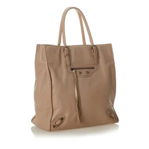 Balenciaga Papier A5 Leather Tote Bag