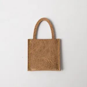 Beige Bison Tiny Tote