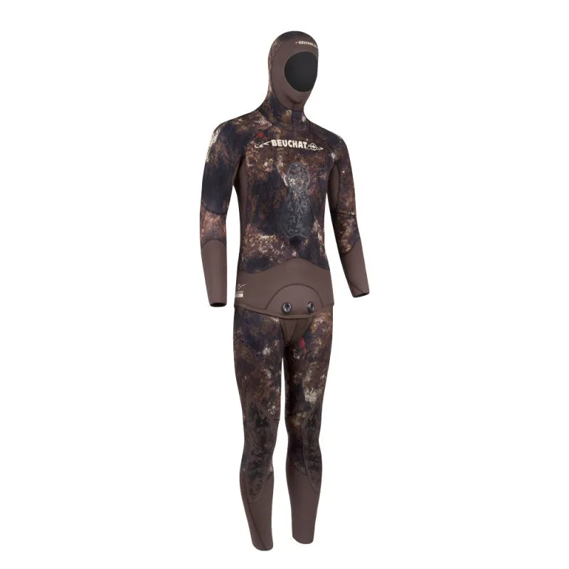 Beuchat Rocksea Trigocamo Wide Wetsuit 5.0mm Jacket and Long John