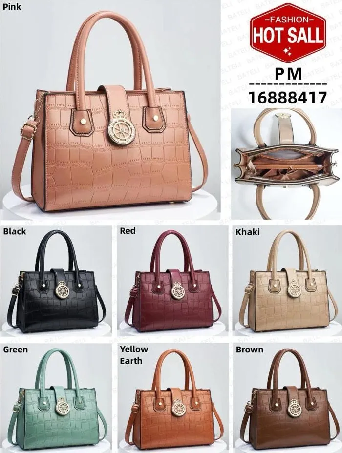 Black  Handbag For Girls 816