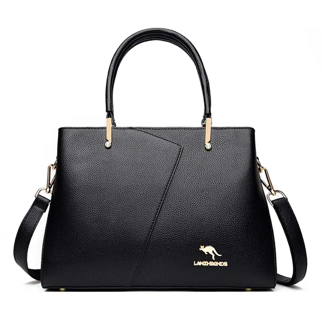 Black Kangaroo Bag Womens Handbag 4120