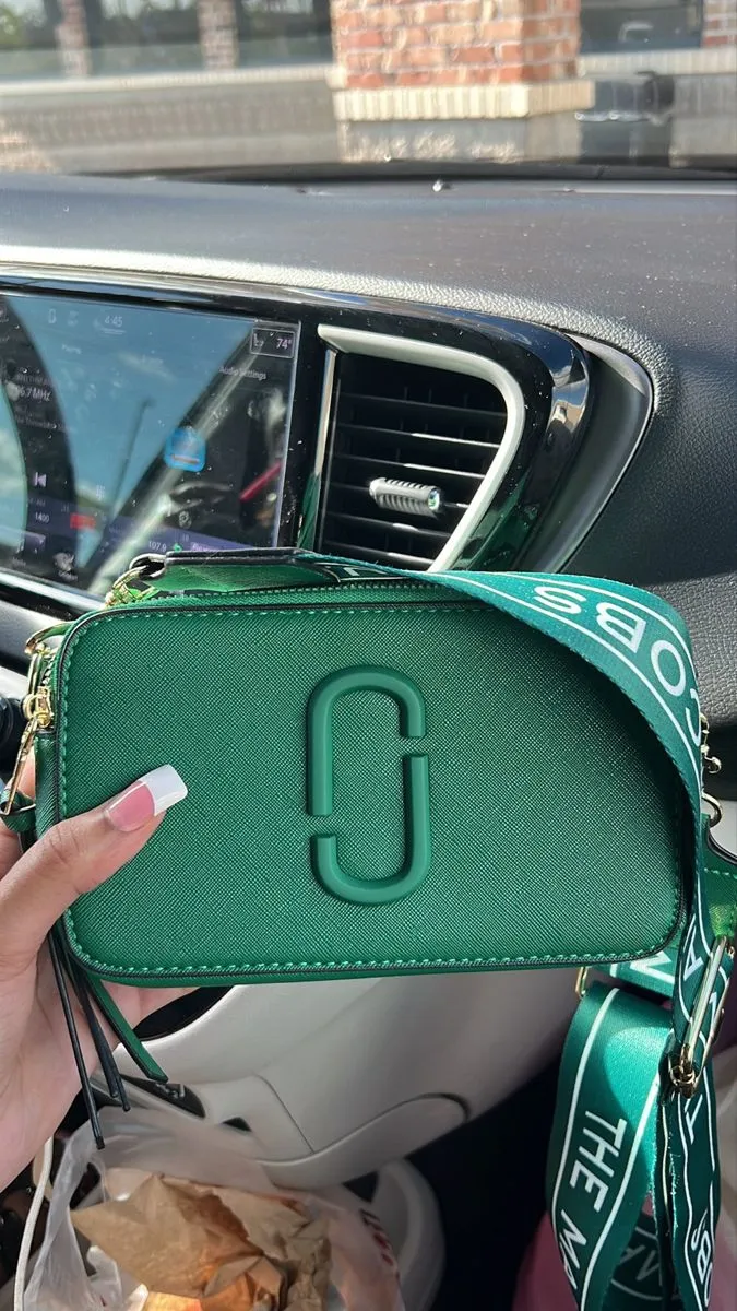 Branded Crossbody Women Bag MARC JACOBS With Box (Royal Green)