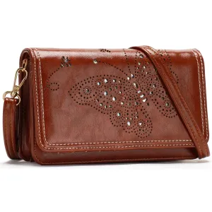 Butterfly-multifunction-crossbody-bag-redbrown