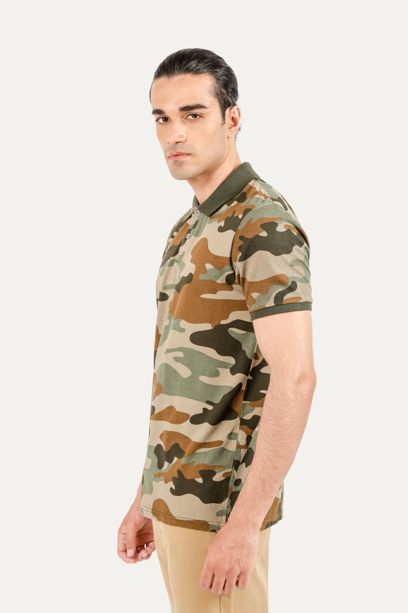 Camouflage Polo Shirt