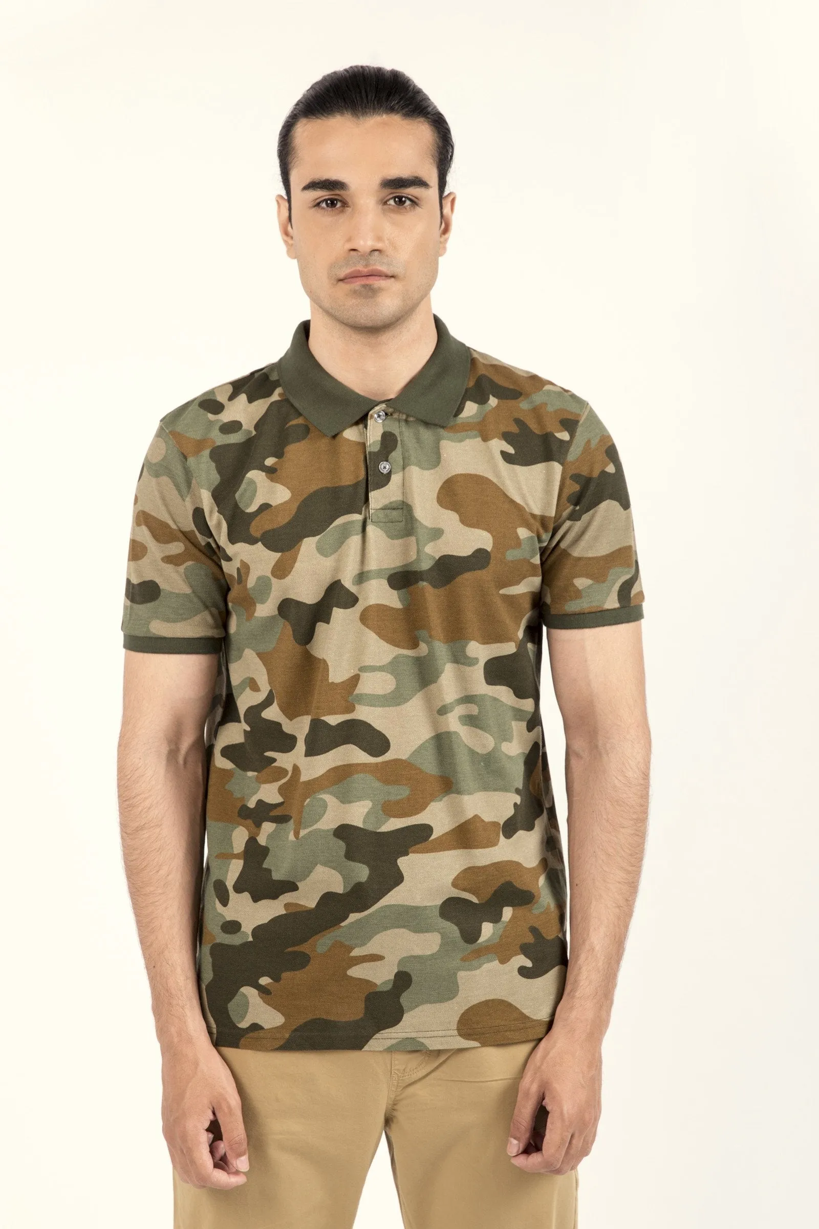 Camouflage Polo Shirt