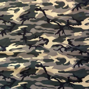 Classic Camo Microfiber Boardshort Fabric