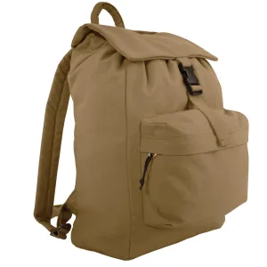 Coyote Brown - Water Resistant Travel Knap Sack