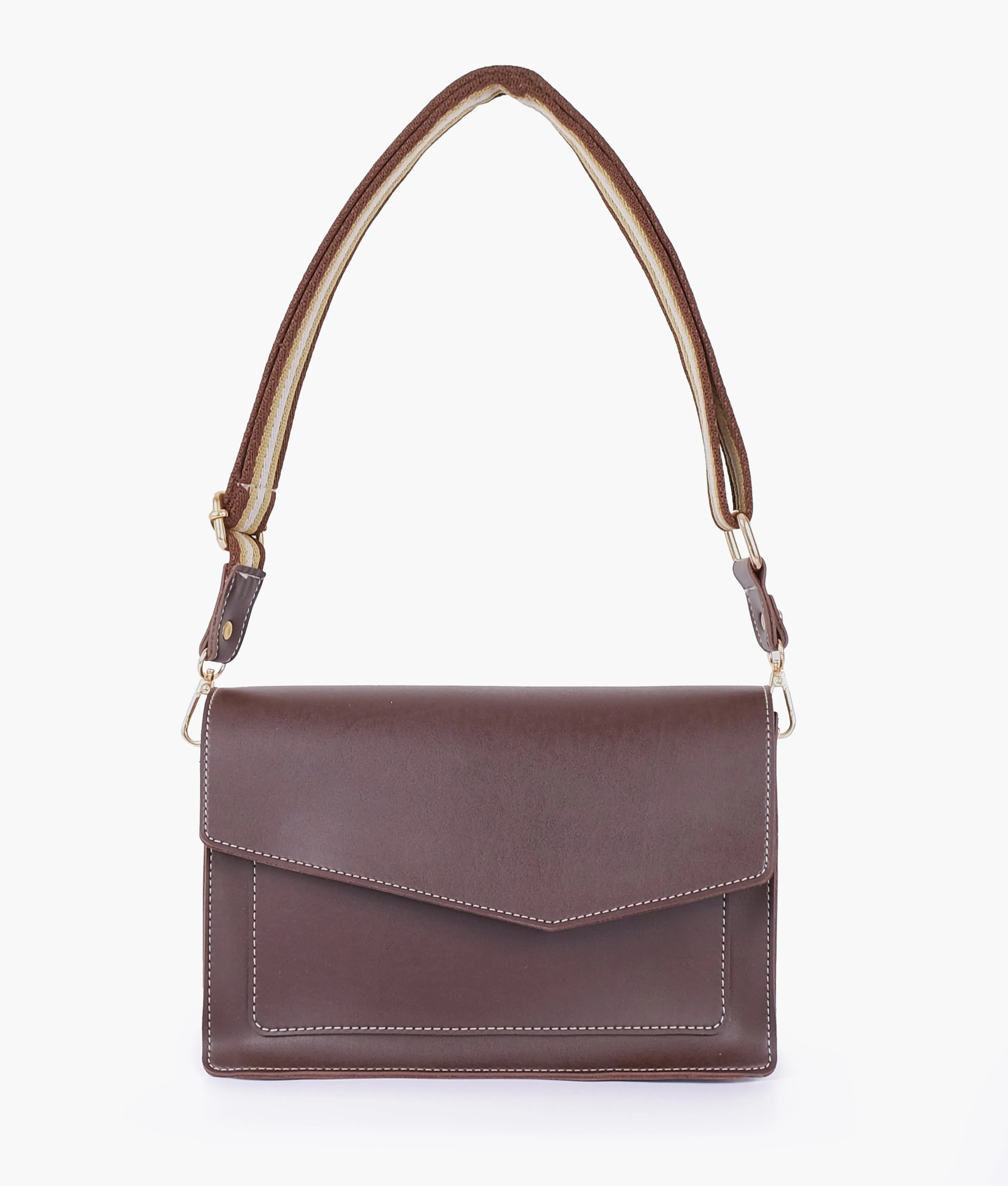 Dark BrownLadies Crossbody Bag 601