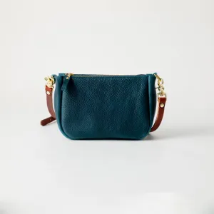 Dark Teal Bulldog Mini Crossbody Bag