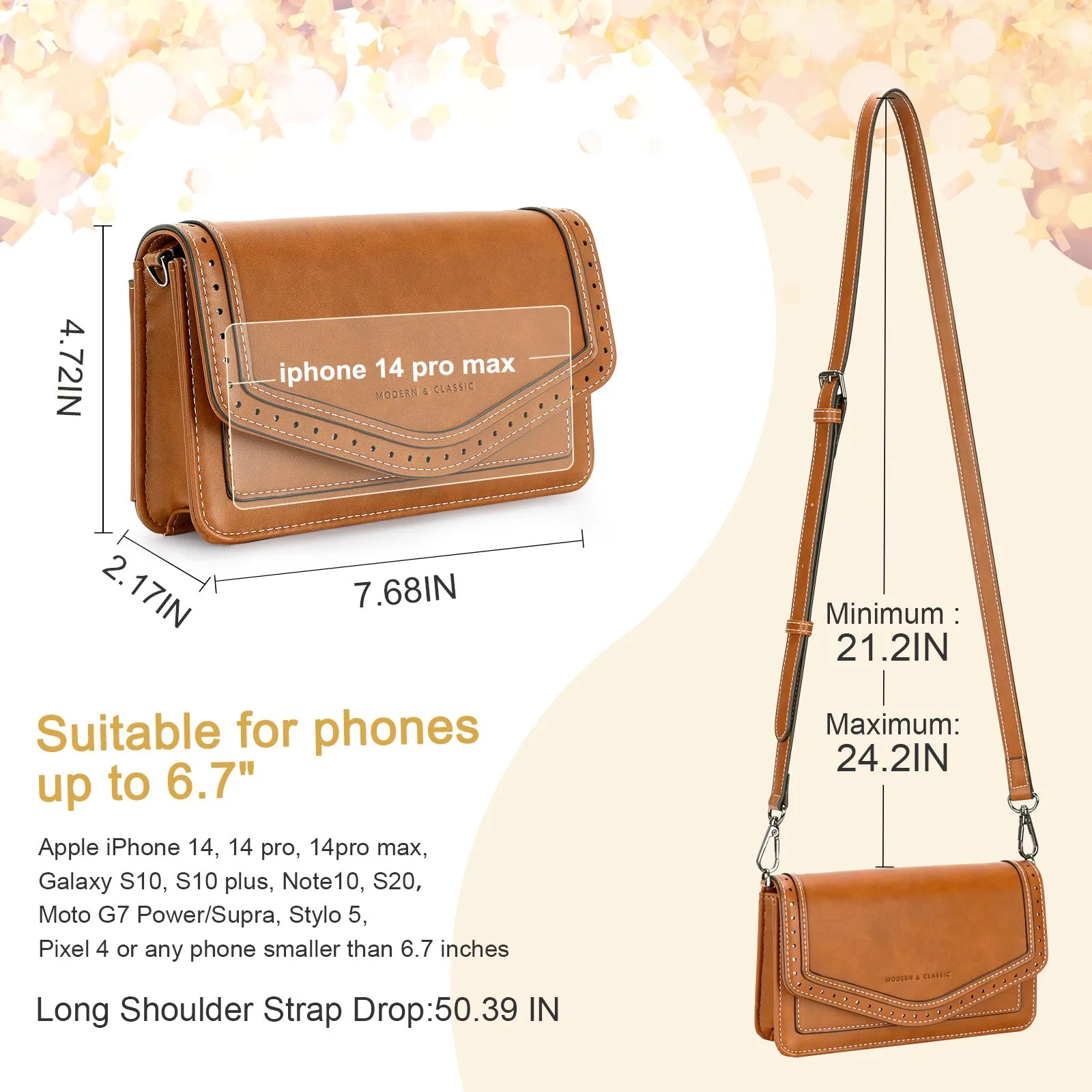 Designer Crossbody Bags for Women - 1665