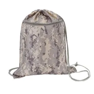 Digi Camo Drawstring Backpack