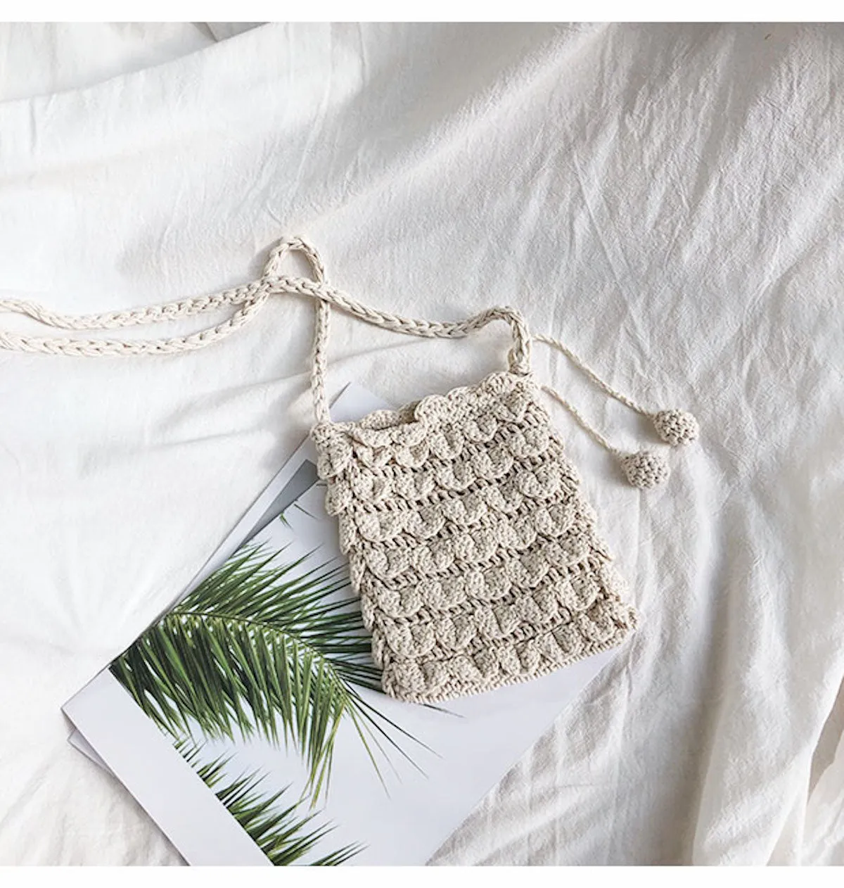 Elena Handbags Crochet Mini Bag