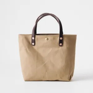 Field Tan Canvas Mini Tote