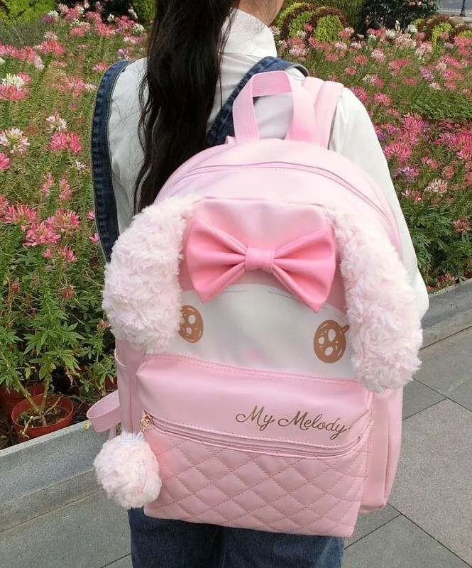 Fuzzy Bunny Backpack