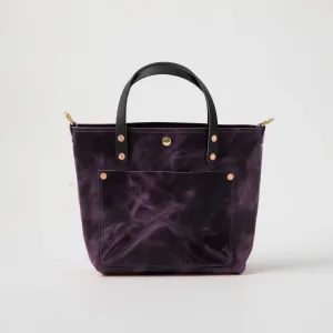 Glossy Purple Mini Travel Tote Bundle