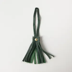 Green Kodiak Leather Tassel