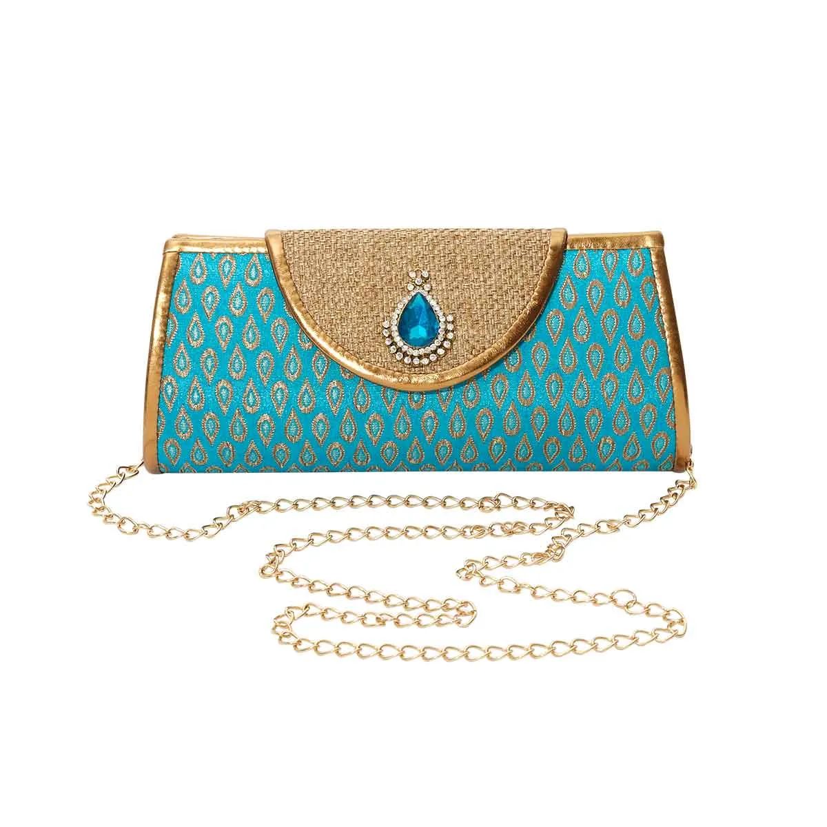 Lakshmi, Mini Baguette Tear Drop bag