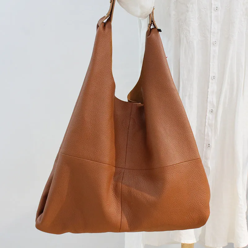 Large Handcrafted Leather Tote Bag Soft Leather Shopping Bag Weekender Bag, Large Handbag, Woman leather tote, Woman shoulder bag, Gift for her