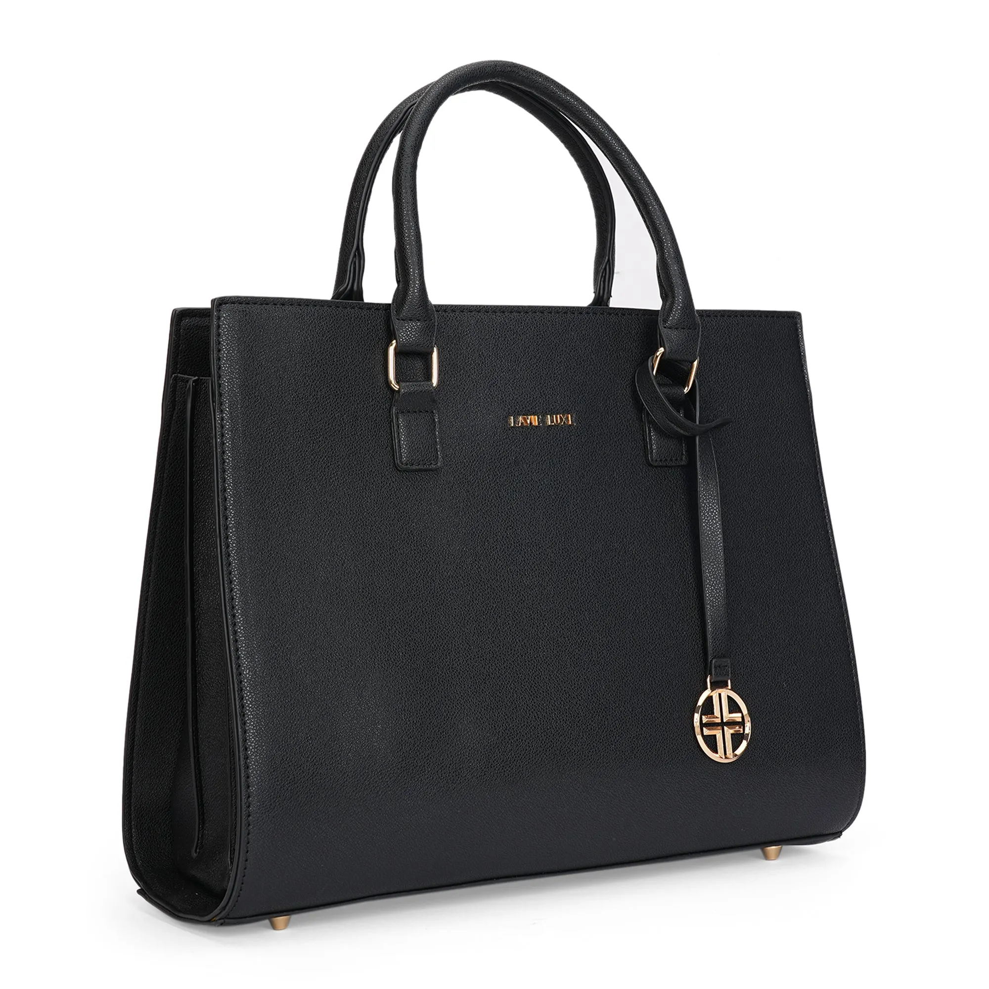 Lavie Luxe Black Large Women's Eliza Laptop Handbag