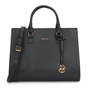 Lavie Luxe Black Large Women's Eliza Laptop Handbag