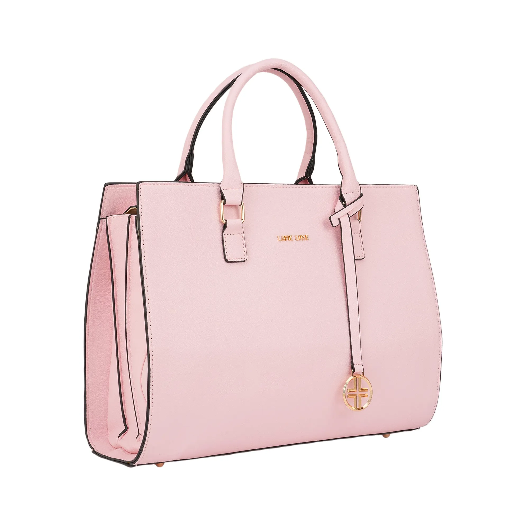 Lavie Luxe Light Pink Large Women's Ella LG Laptop Handbag