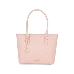 Lavie Luxe Light Pink Large Women's Sherry Tote Bag