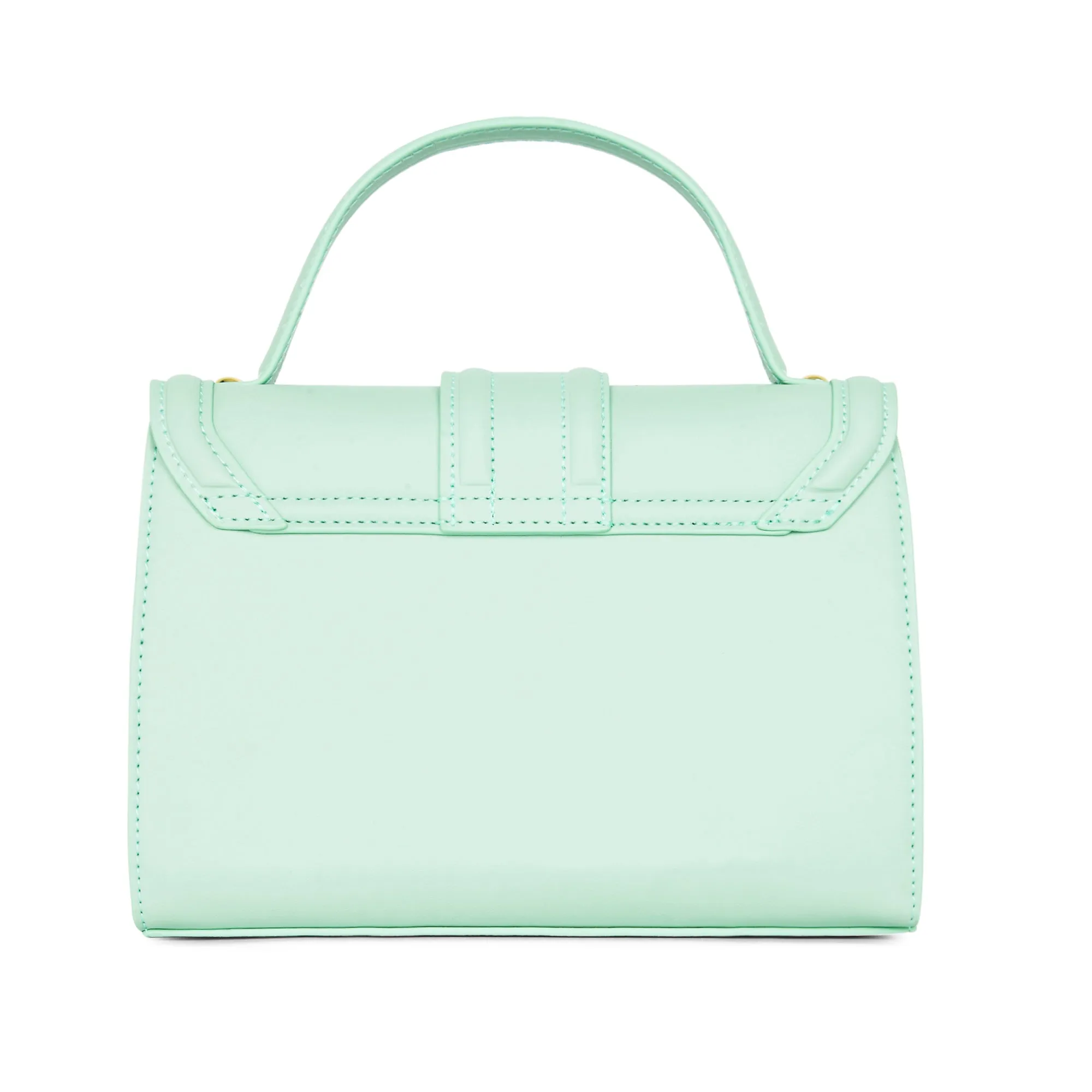 Lavie Luxe Mint Medium Women's Bubble Flap Satchel Bag