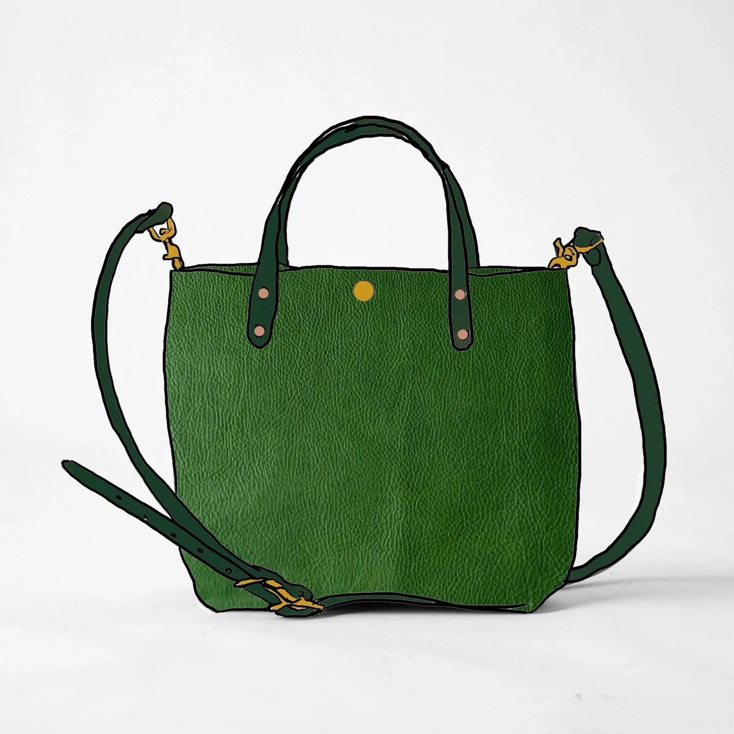 Leaf Cypress Mini Tote