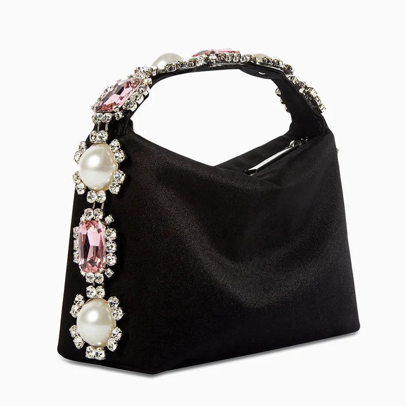 Lesly Diamond Pearl Handbag