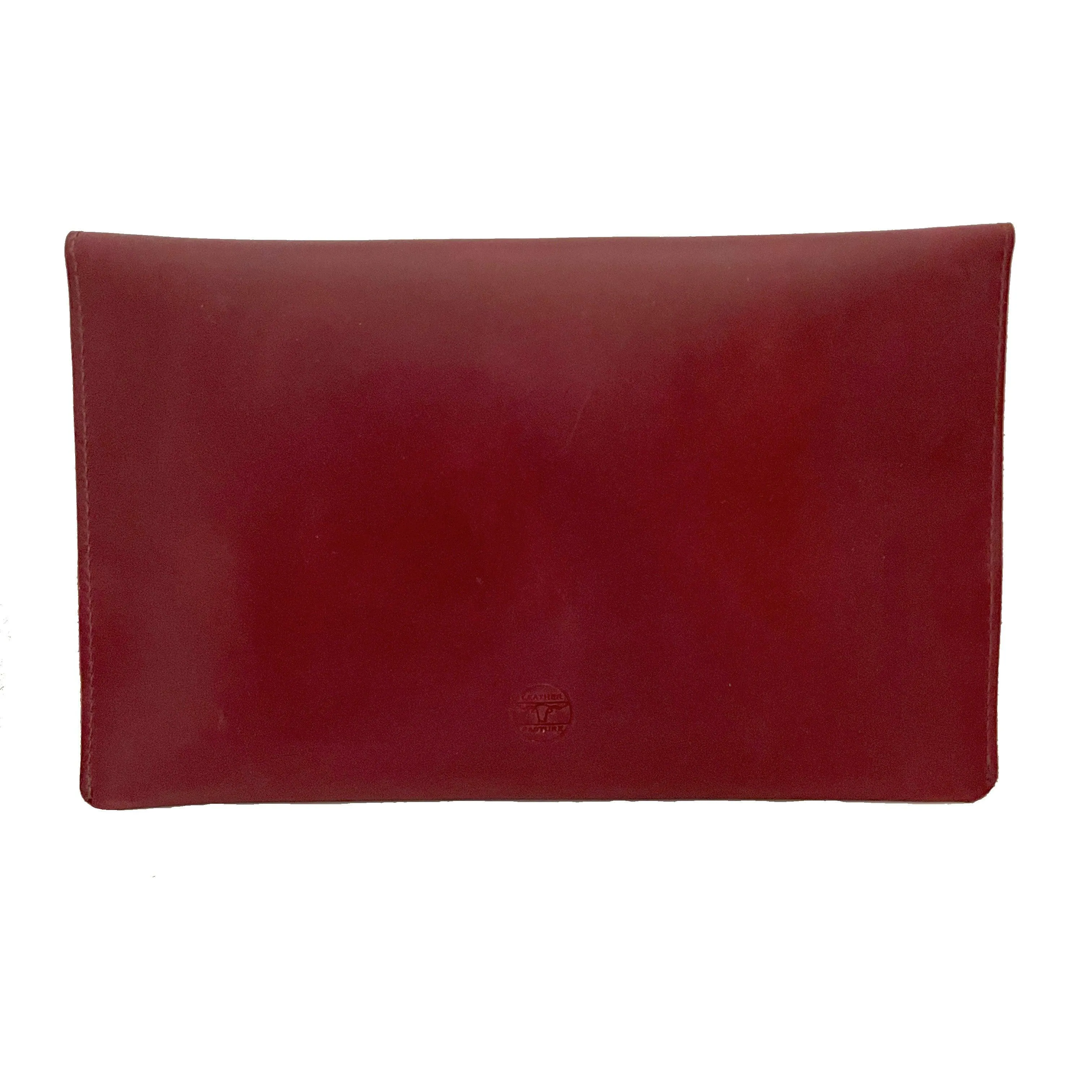 Macbook Leather Laptop Case in Wine