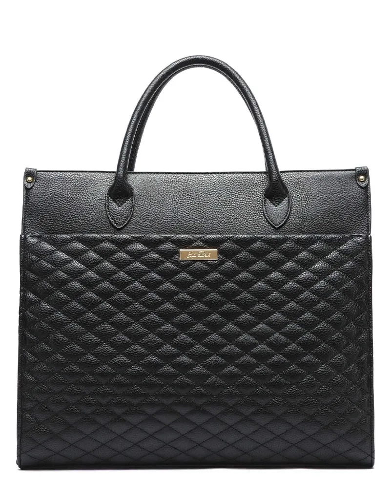 Monaco Tote Bag | Ebony Black