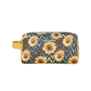 MW1193-190 Montana West Leopard Sunflower Multi Purpose/Travel Pouch