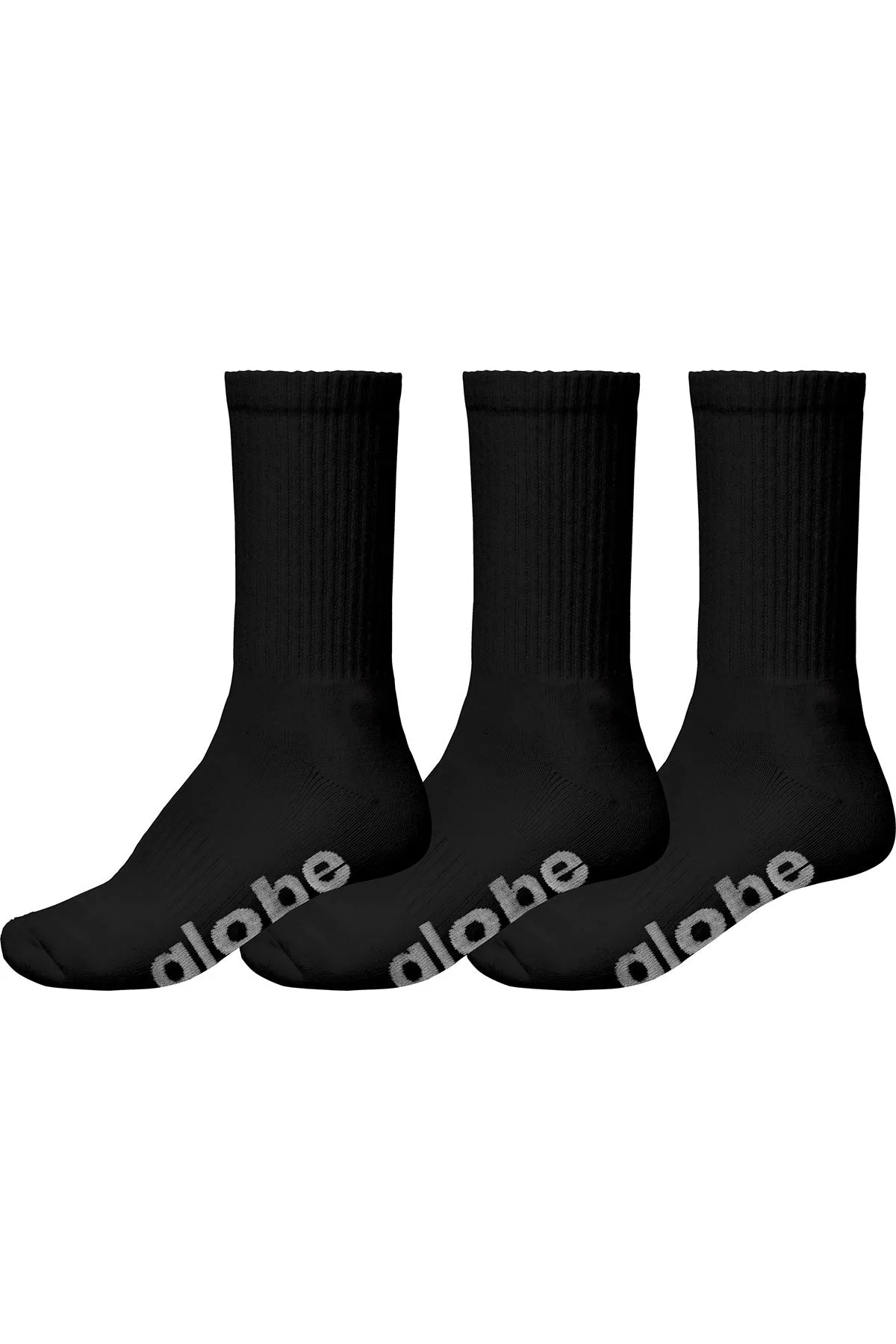 OG Stealth Crew Sock 3 Pack with Case - Black