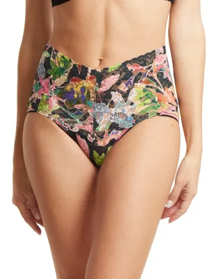 Printed Retro Lace V-Kini Unapologetic Sale