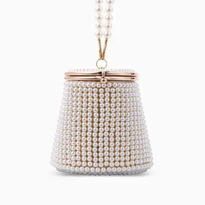 Rica Pearl Studded Handbag