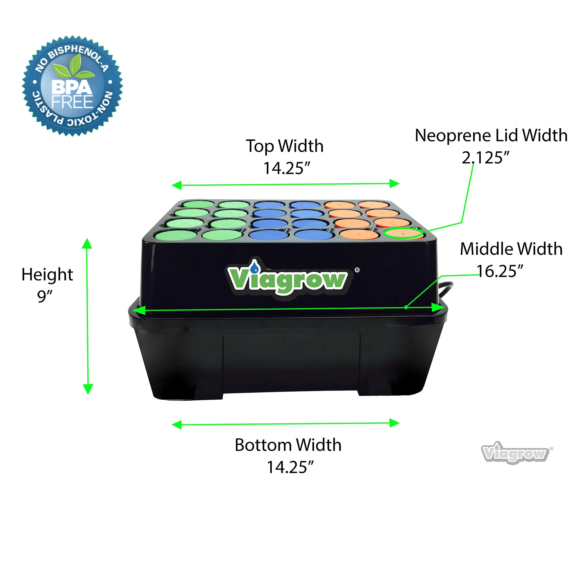 Viagrow Clone Machine 24 Site Aeroponic Hydroponic System