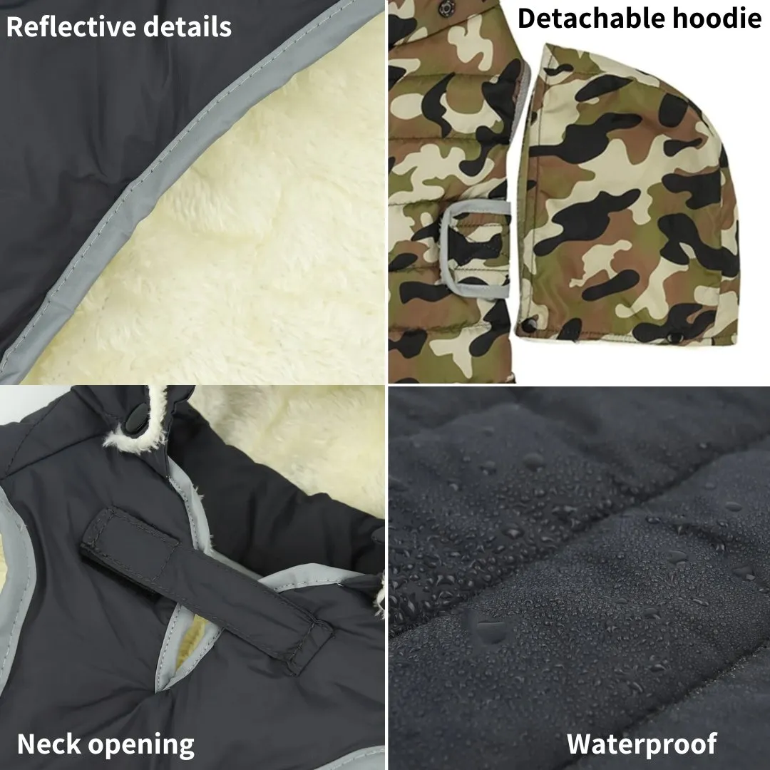 Waterproof Vest With Detachable Hoodie