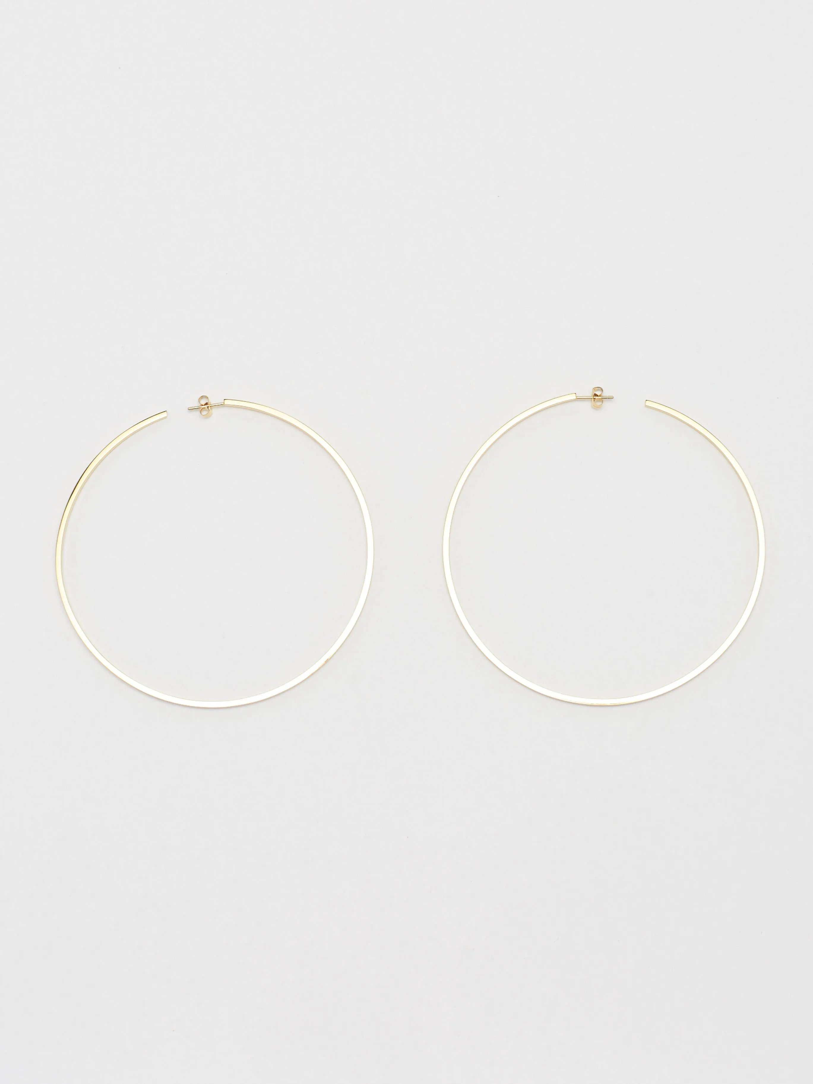 XL Oversized Diamond Hoops