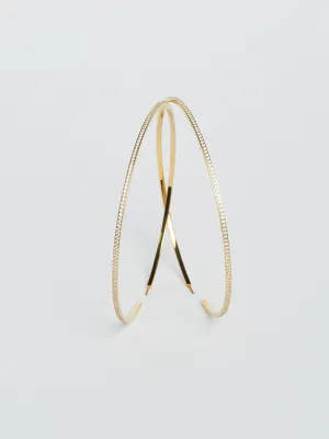 XL Oversized Diamond Hoops